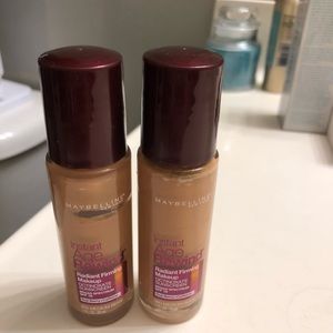 2 bottles of Maybelline age rewind foundation